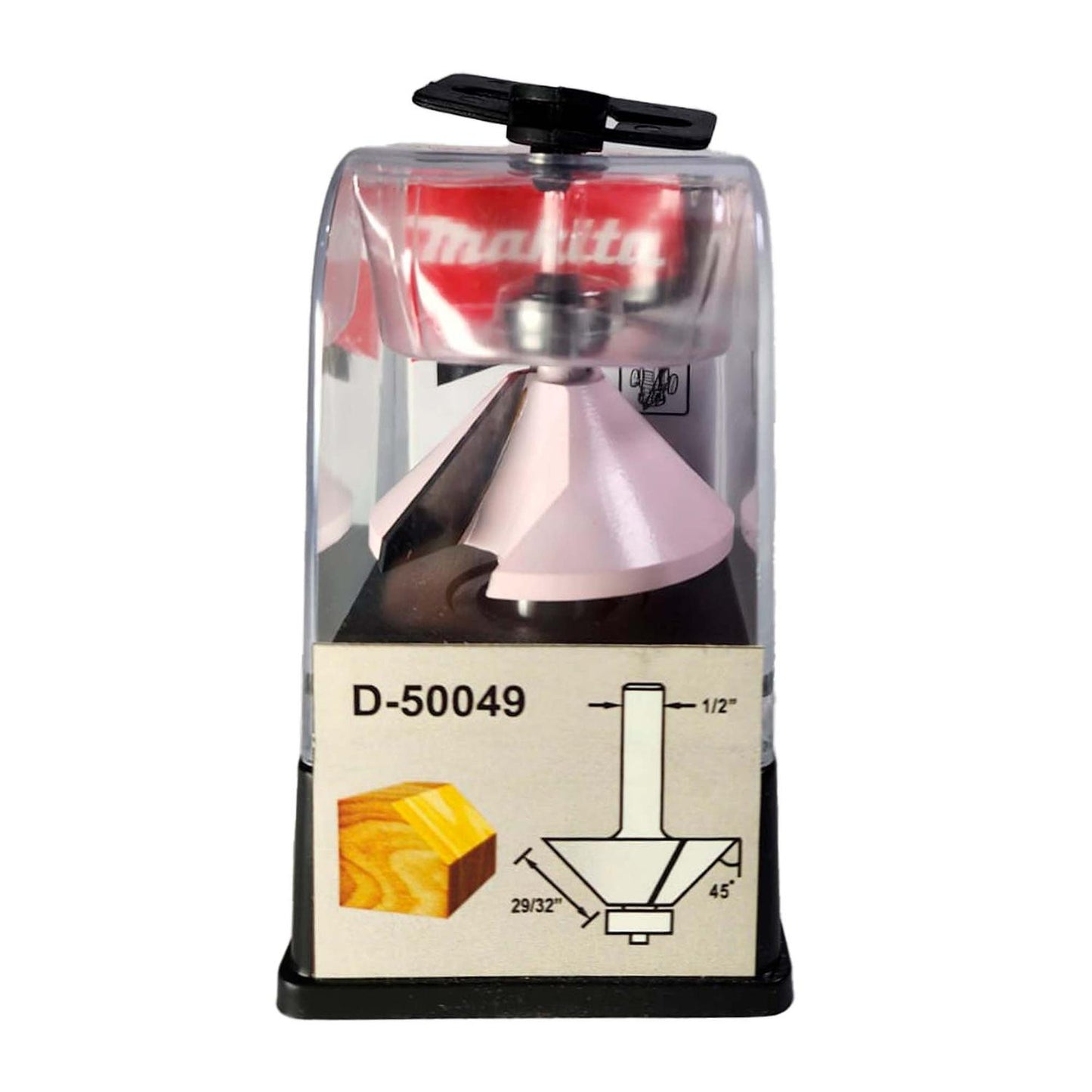 Fresa Biselar C/Rod. 45°x1 - 3/4''x29/32'' Toma 1/2'' - Makita - Herram.cl