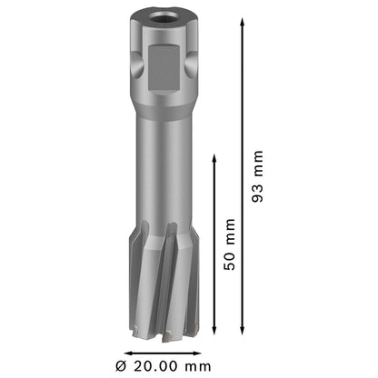 Broca Anular Bosch PRO TCT 20x50mm Carburo Tungsteno Weldon - Herram.cl