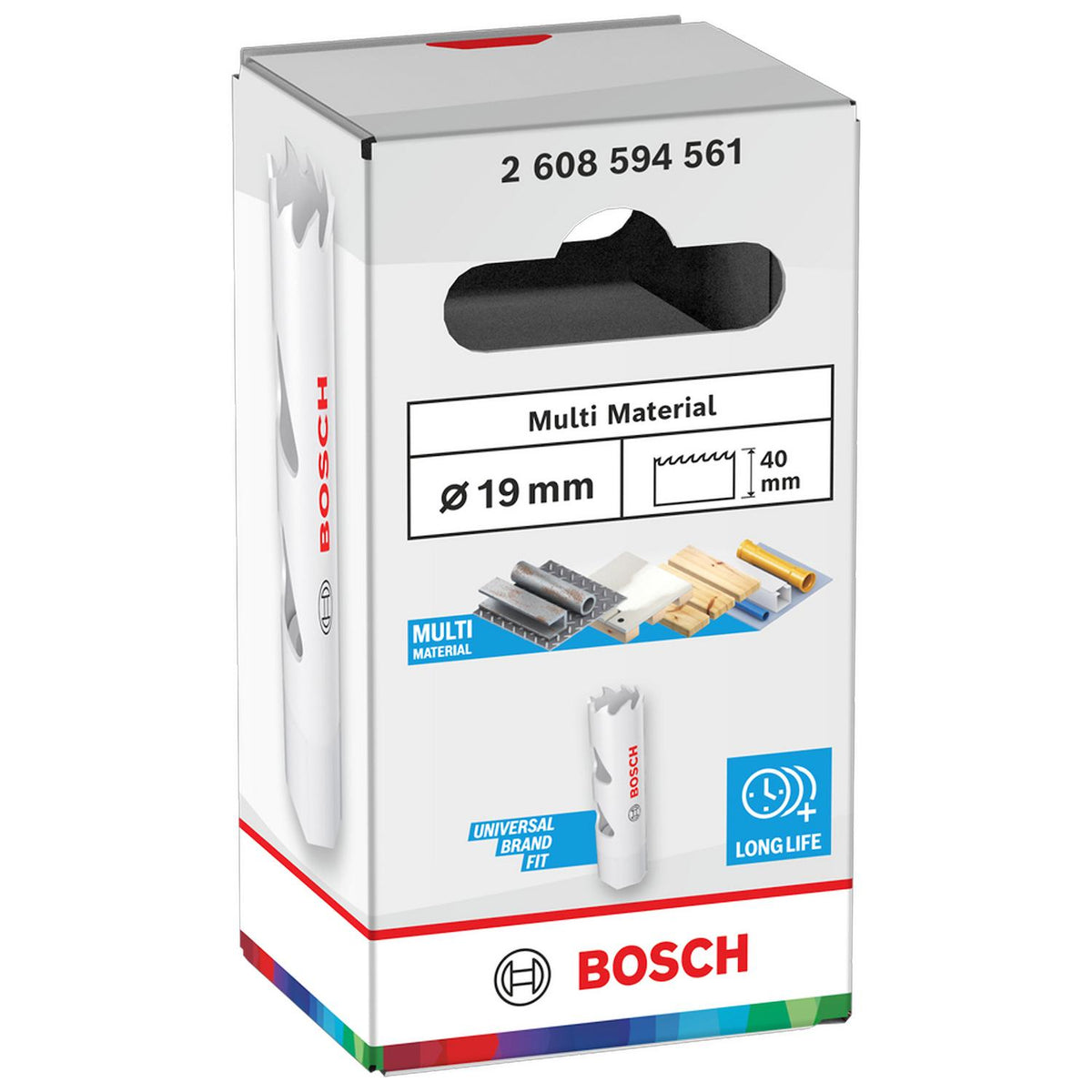 Sierra Copa BI-Metal Bosch Multi Material Ø 19mm (3/4'') - Herram.cl