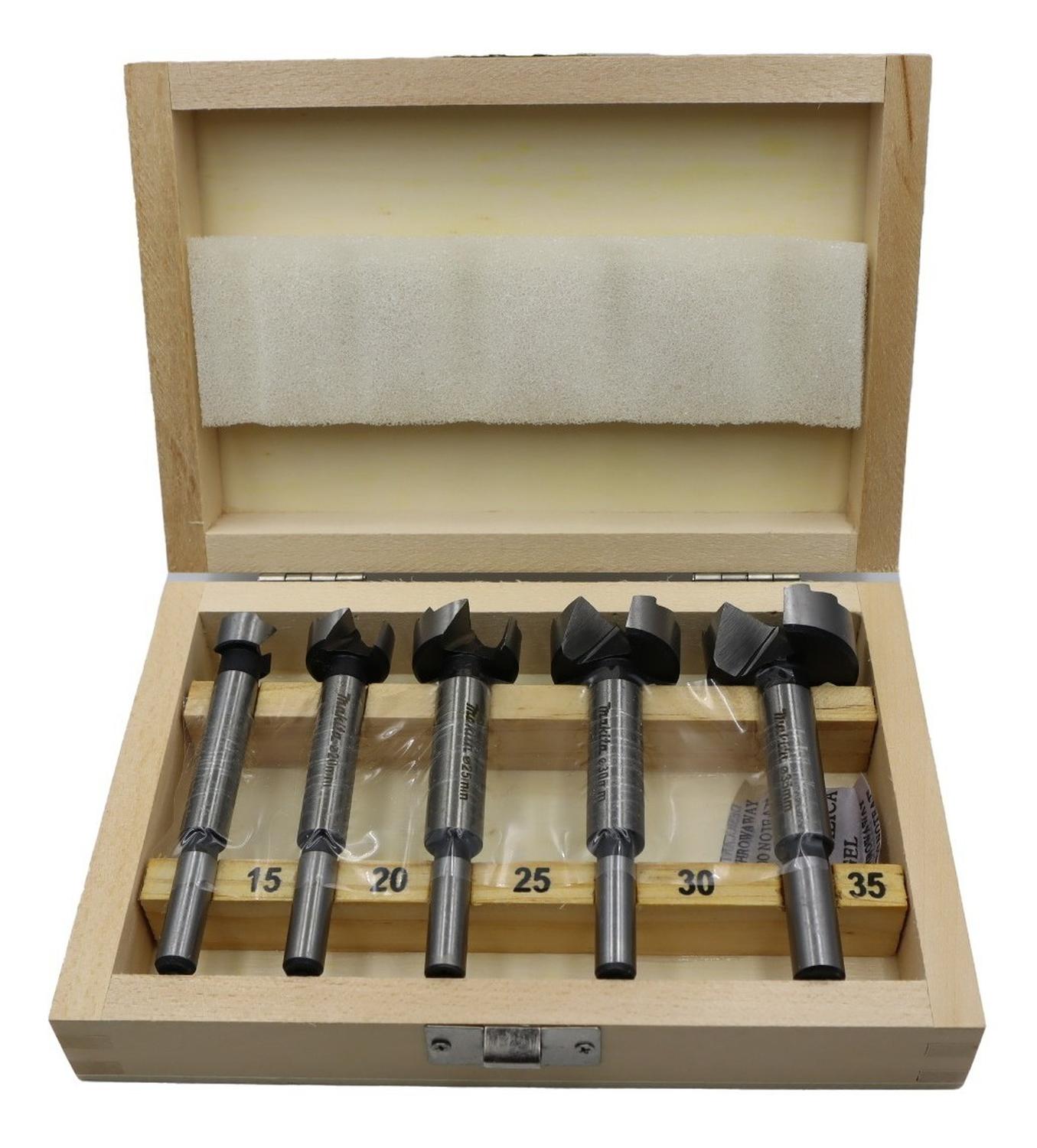 Broca Forstner Madera Set 5 Piezas Makita D - 47357 - Herram.cl