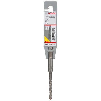 Broca Hormigón Bosch SDS-Plus-3 Ø 6x110mm - Herram.cl