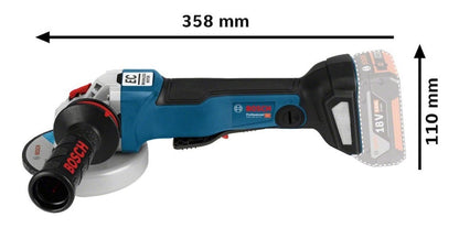 Esmeril Inalámbrico De 5 Bosch GWs 18v - 10pc Bare Tool - Herram.cl