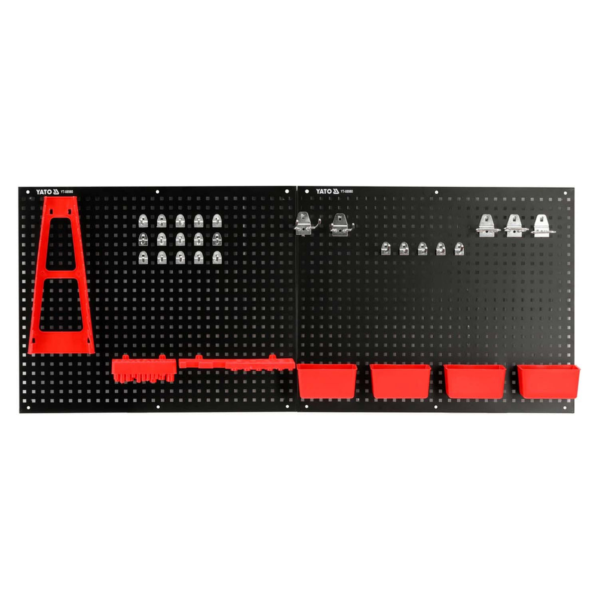 Panel Organizador de Pared YATO Metálico 34 Pzas - Herram.cl