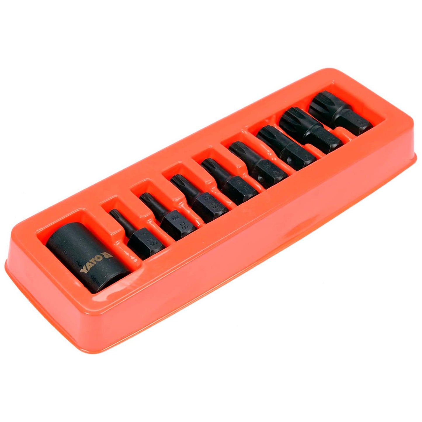 Juego De Puntas De Impacto Spline 1/2'', 9 Pzas - Yato - Herram.cl
