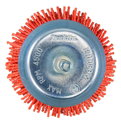 Grata Copa Nailon 63mm G80 Vástago 6mm - Makita - Herram.cl