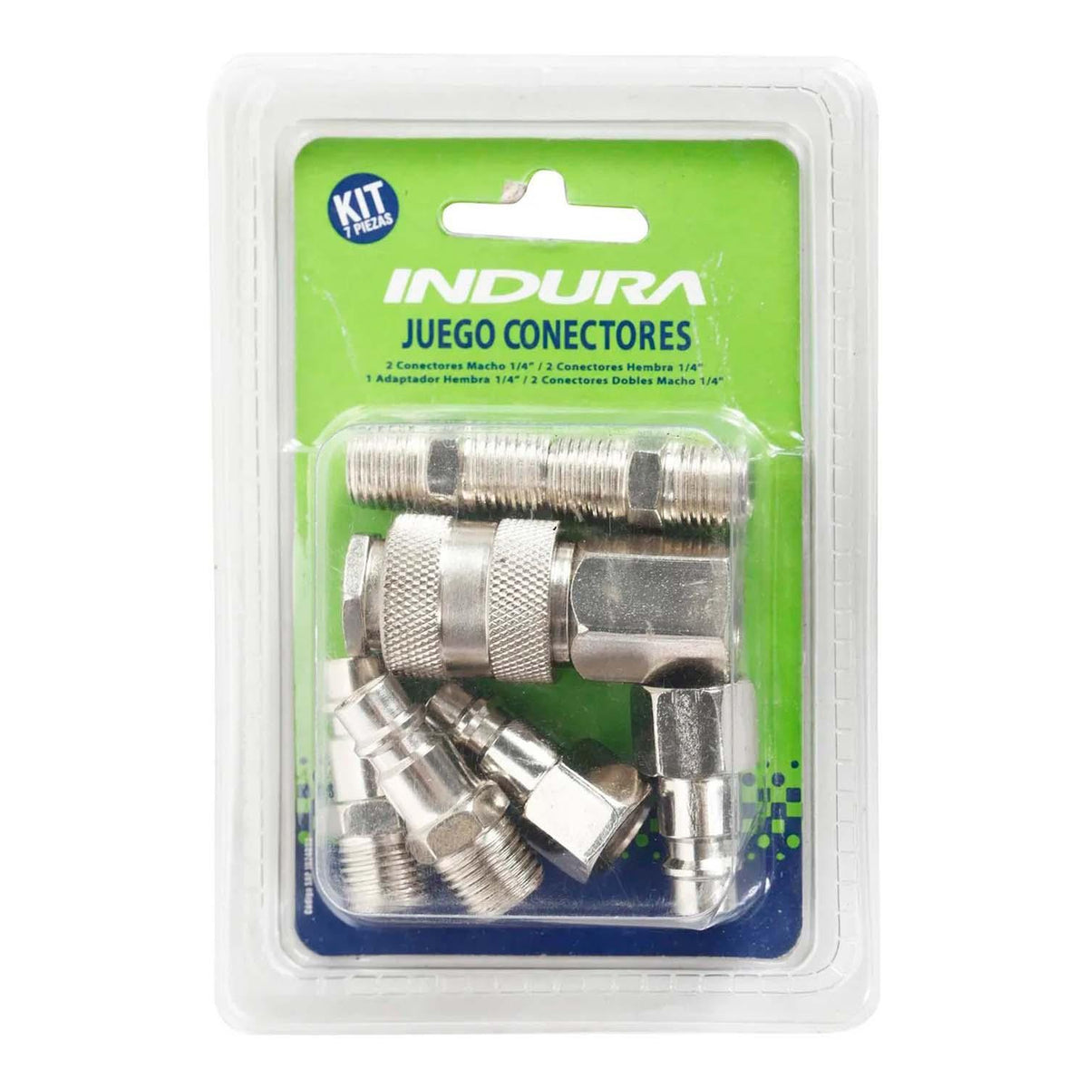 Set Conectores Rápidos INDURA 1024092 7 Pzs Compresor 1/4 - Herram.cl