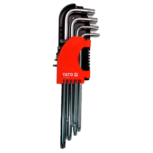 Set Llaves Torx Seguridad Yato YT-0512 Extra Largas 9 Pzas - Herram.cl