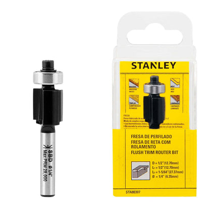 Fresa De Perfilado Toma 1/4'' 1/2''x1/2'' - Stanley - Herram.cl