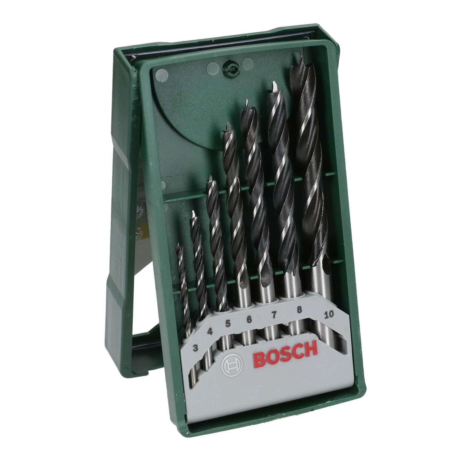 Set Brocas para Madera X - line 3 - 10mm 7 Pzas - Bosch - Herram.cl