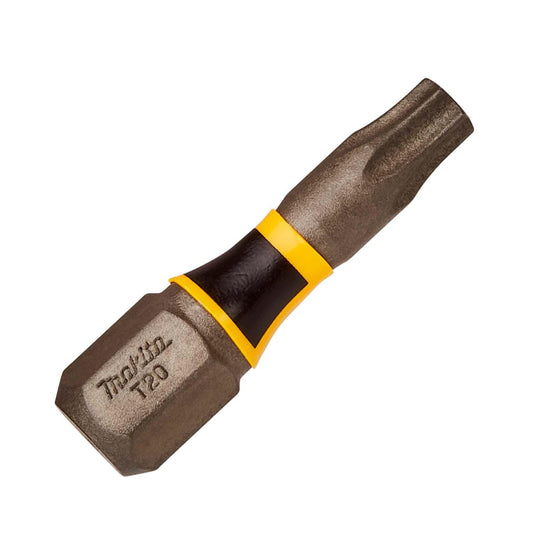 Puntas de Torsión Impact Premier T20 - 25mm 2 Pzas - Makita - Herram.cl