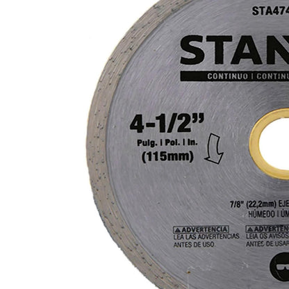 Disco Diamantado Continuo 4-1/2'' Stanley STA47451L - Herram.cl