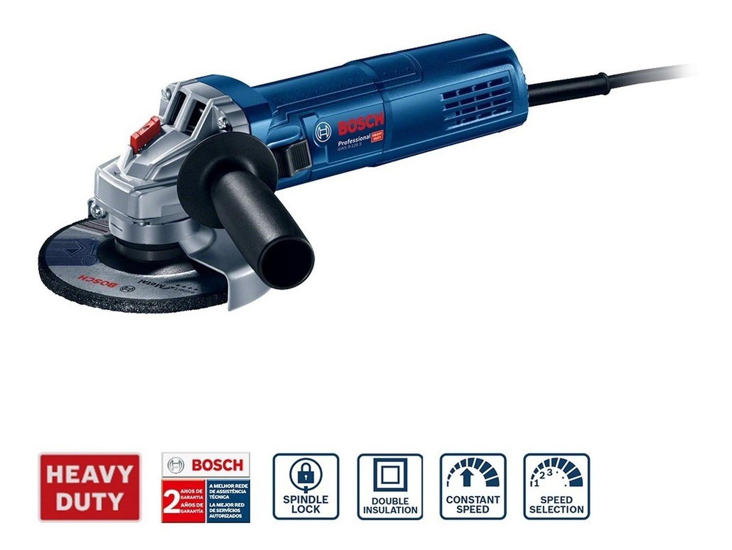 Esmeril Angular Bosch Professional De 5 GWs 9 - 125 S 900 W - Herram.cl