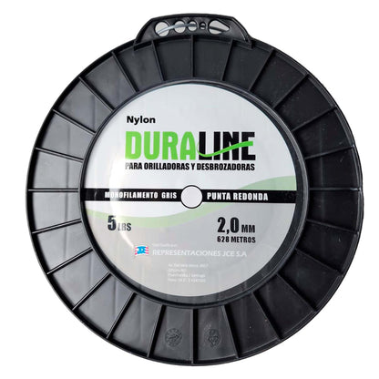 Rollo Nylon Redondo Ø 2,0mm x 628m - Duraline - Herram.cl