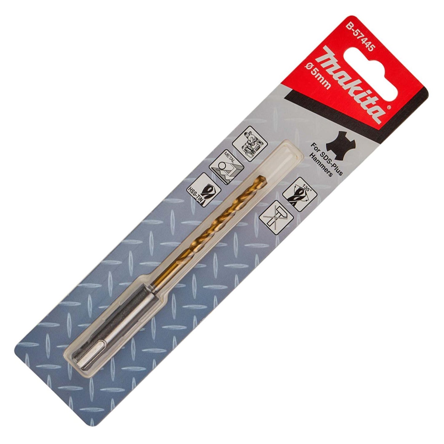 Broca SDS - Plus Para Metal 5x116mm - Makita - Herram.cl