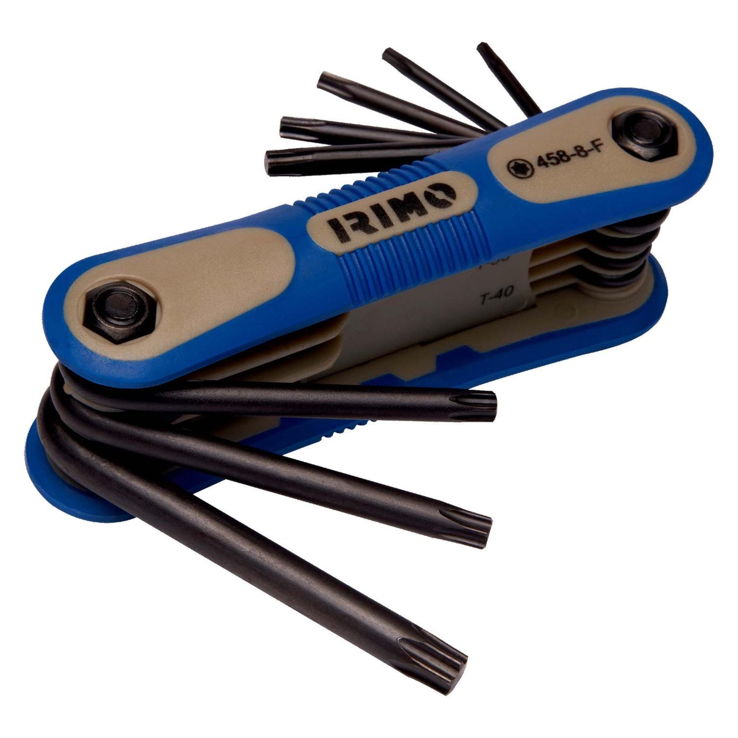 Juego de llaves acodadas pavonadas con punta Torx Inviolables 9 Pzas - Iirmo - Herram.cl