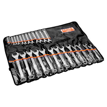 Juego de Llaves Planas Combinadas Métricas 26 Pzas - Bahco - Herram.cl