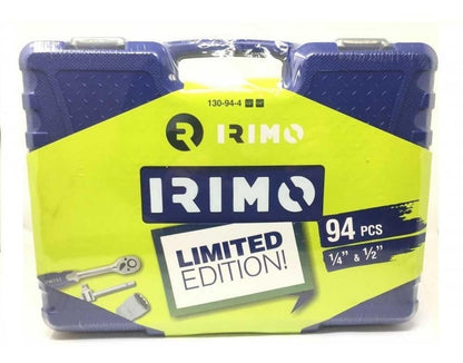 Juego De Dados De 1/4'' Y 1/2'' De 94 Pzs. Irimo 130 - 94 - 4 - Herram.cl
