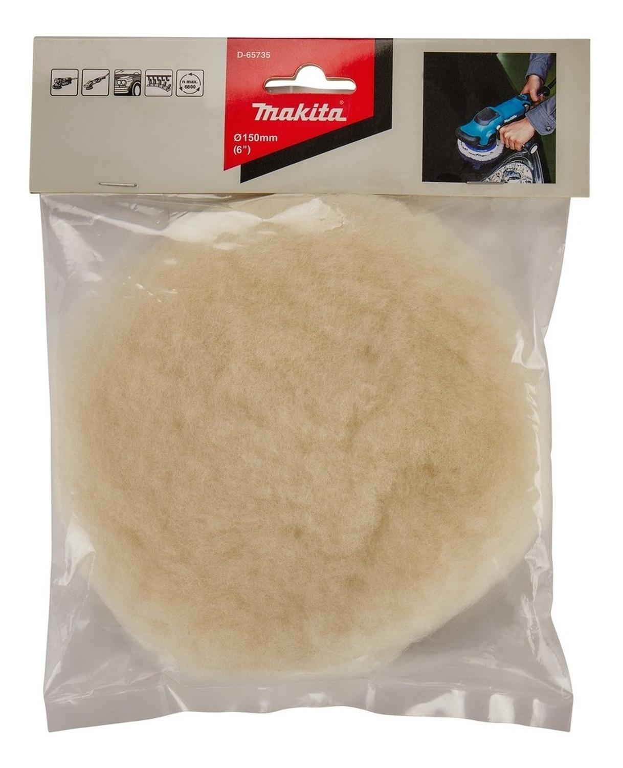 Bonete Lana Con Velcro 150mm (6'') - Makita - Herram.cl
