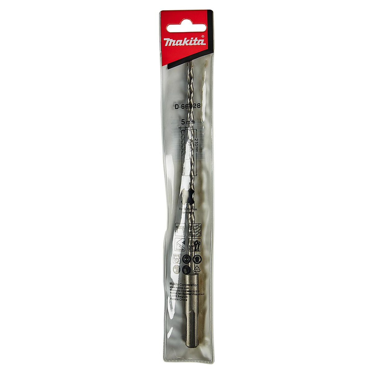Broca Makita SDS-Plus 5x210mm Concreto B2S 2 Filos Widia - Herram.cl