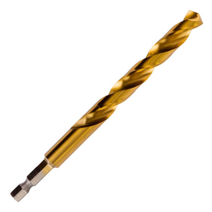 Broca Metal HSS - Tin 10x130mm (Toma Hex. 1/4'') - Makita - Herram.cl