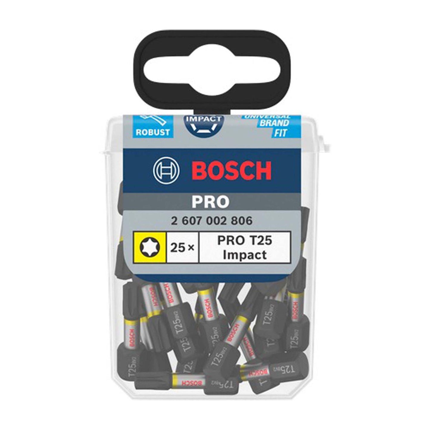 Puntas PRO Impact T25xmm 25 Pzas - Bosch - Herram.cl