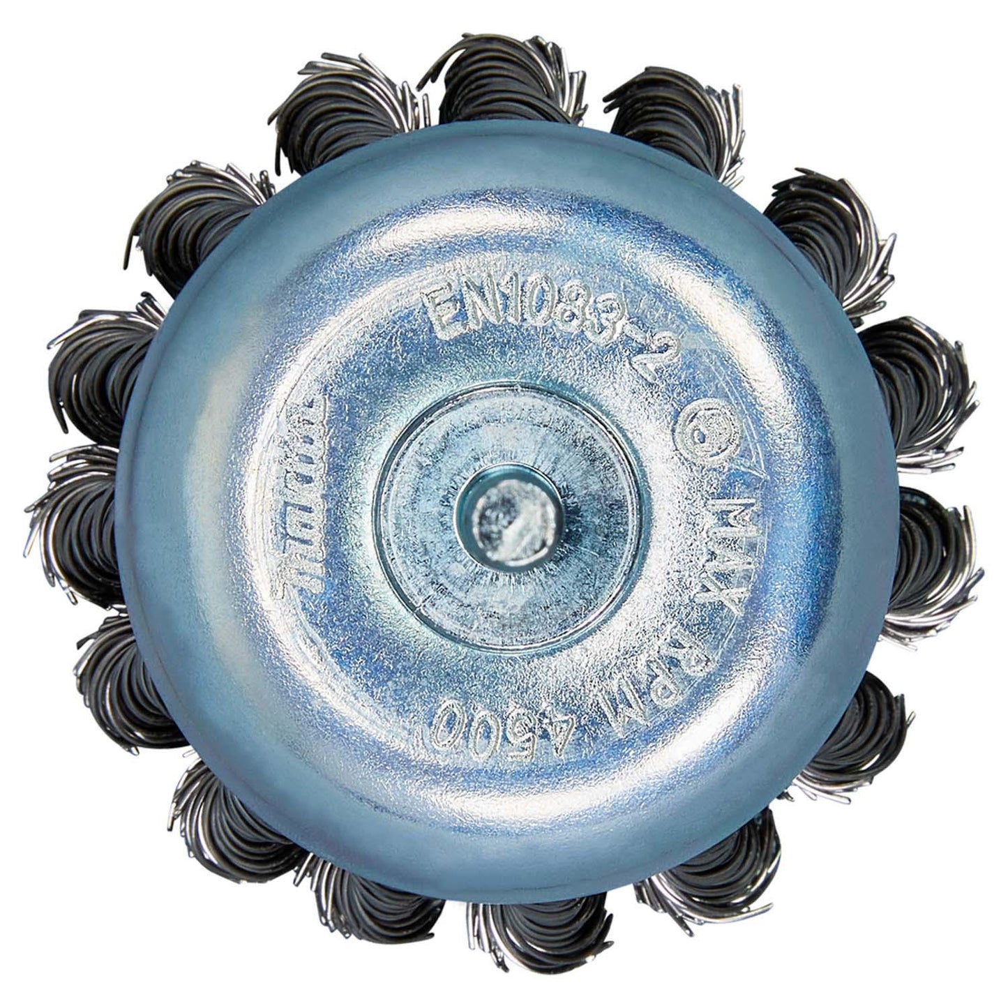 Grata Copa Acero Trenzado 75mm (3'') Toma 1/4'' - Makita - Herram.cl