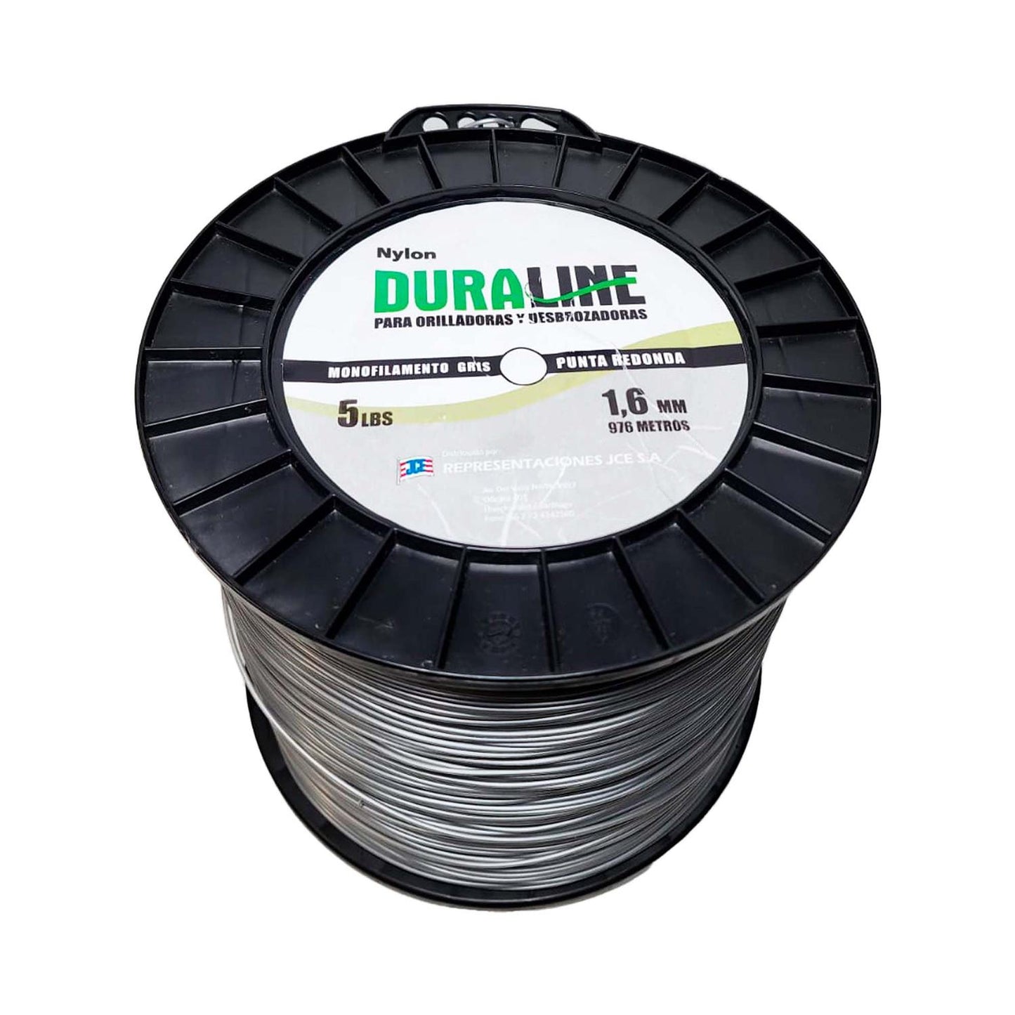 Rollo Nylon Redondo Ø 1,6mm x 976m - Duraline - Herram.cl