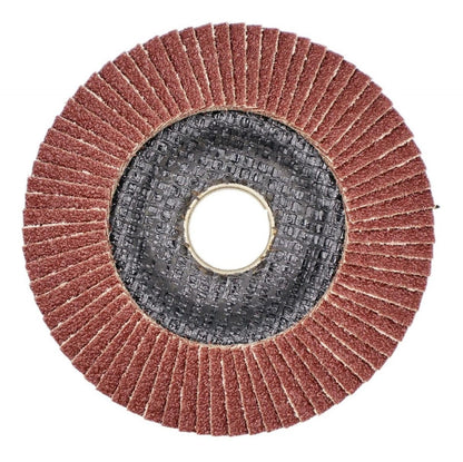 10 Discos Flap Metal 115mm (4 - 1/2'') G60 Curvo Makta D - 63448 - Herram.cl