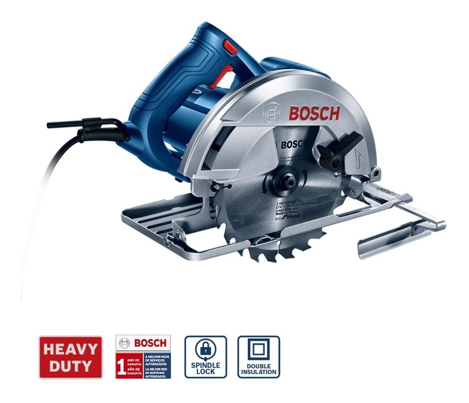 Sierra Circular Bosch Gks 150 1.500W + Bolso - Herram.cl
