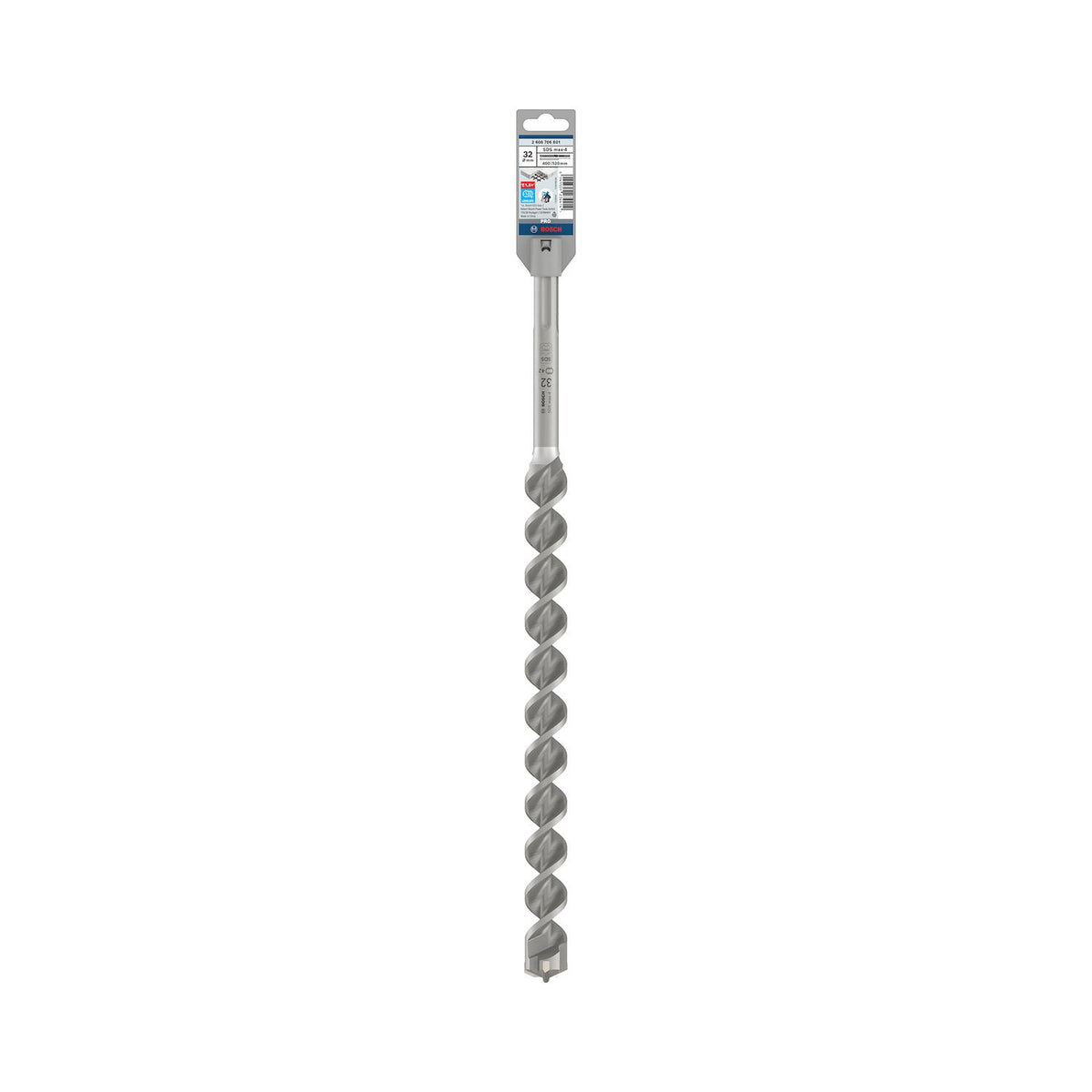 Broca Bosch PRO SDS-MAX-4 Hormigón 32x400x520mm - Herram.cl