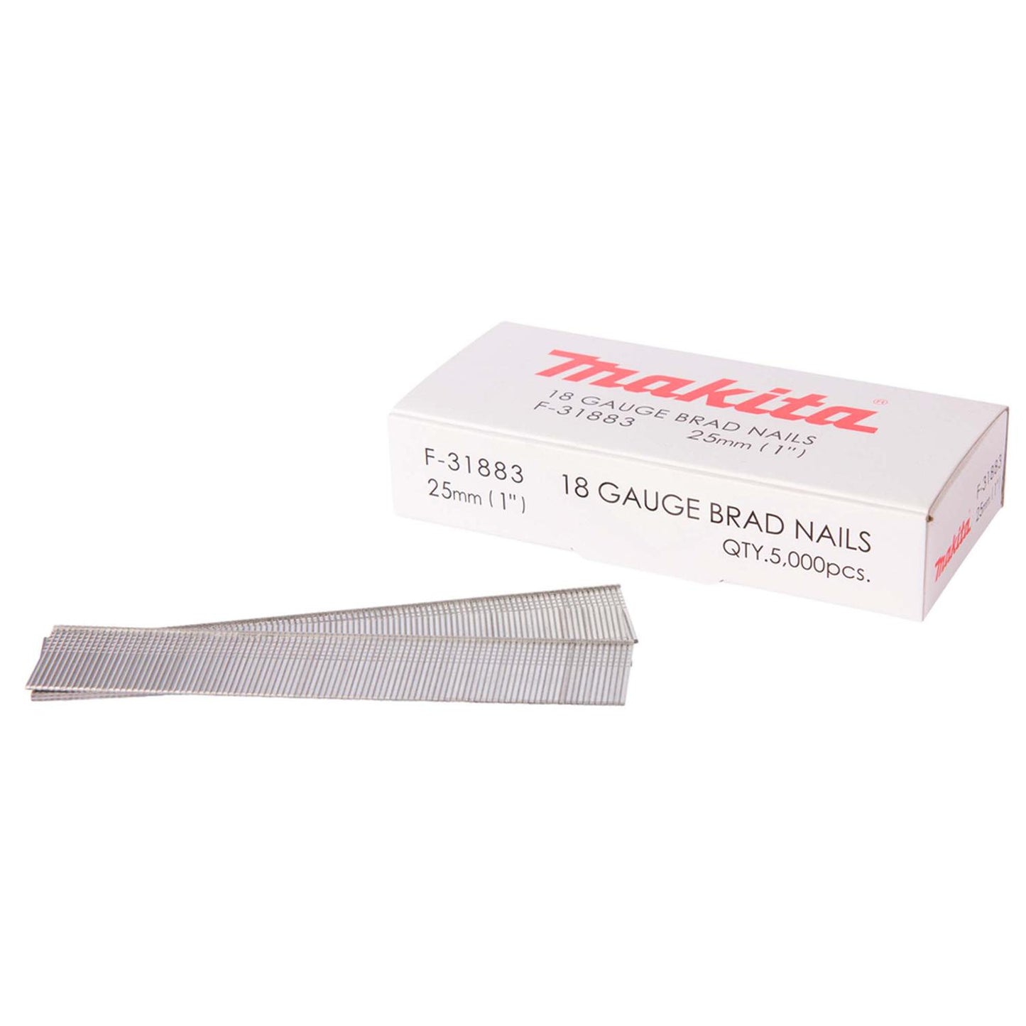 Clavos Puntas F25, Calibre 18 / 5.000 Pzas - Makita - Herram.cl