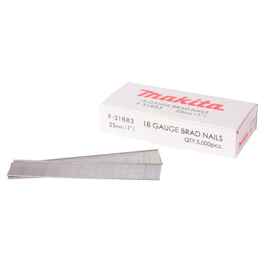 Clavos Puntas F25, Calibre 18 / 5.000 Pzas - Makita - Herram.cl