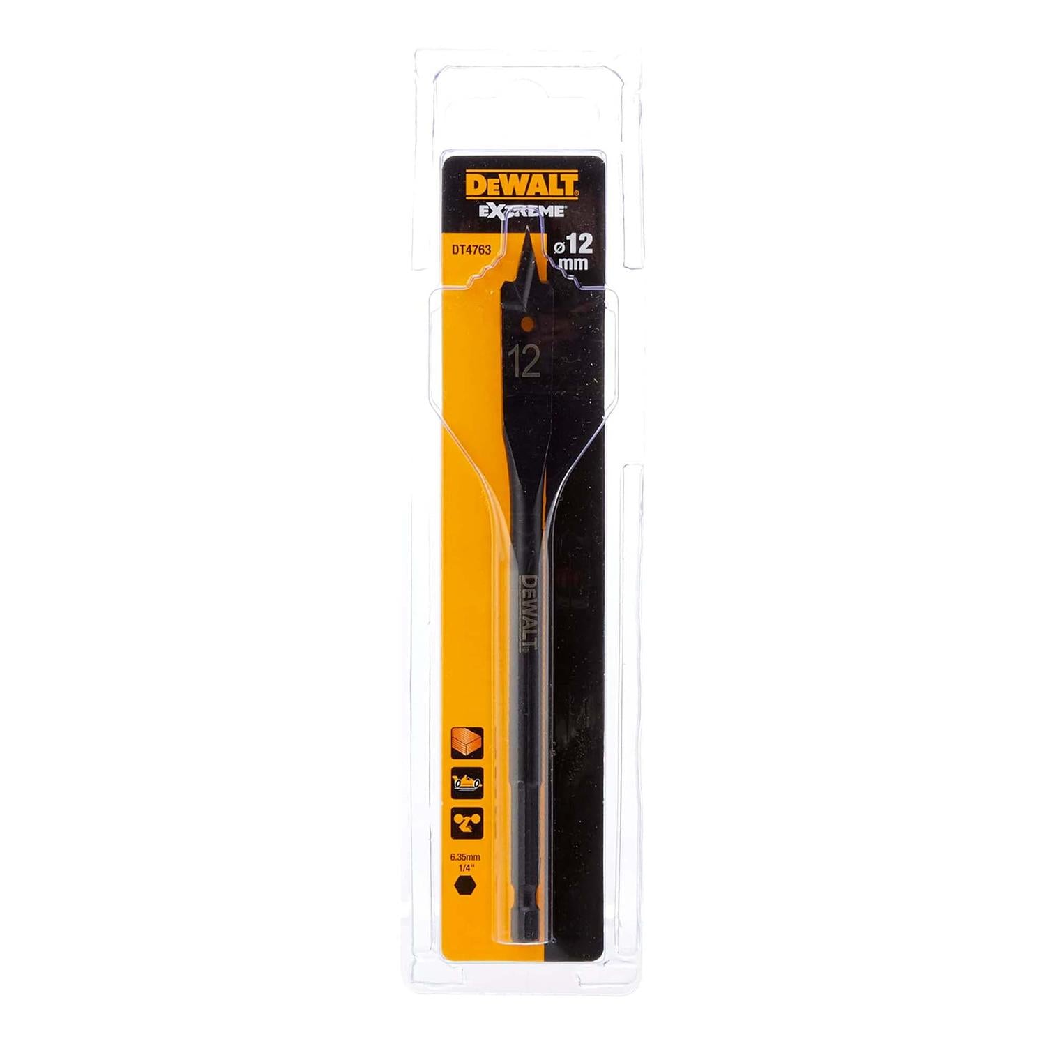 Broca Paleta EXTREME 12x152mm Toma Hex. 1/4'' - DeWALT - Herram.cl