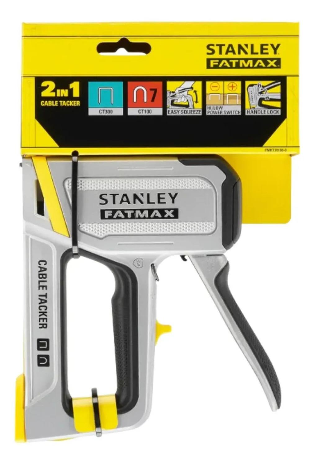 Engrapadora para cables 2 en 1 STANLEY FATMAX - Herram.cl