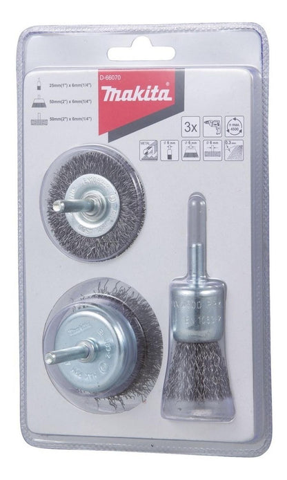 Set 3 Gratas Para Taladro - Makita - Herram.cl