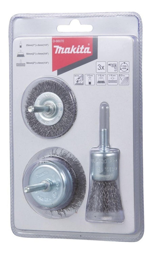 Set 3 Gratas Para Taladro - Makita - Herram.cl