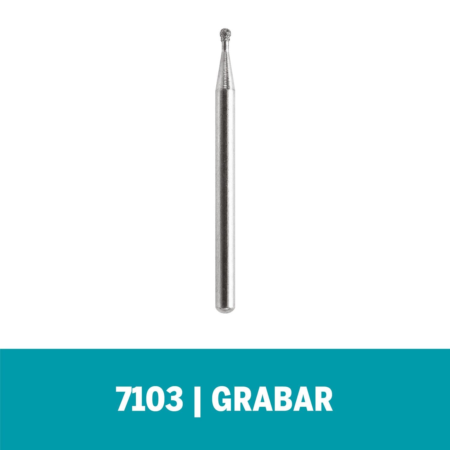 Fresa Diamantada 2,0mm Para Vidrio, cerámica (7103) - Dremel - Herram.cl