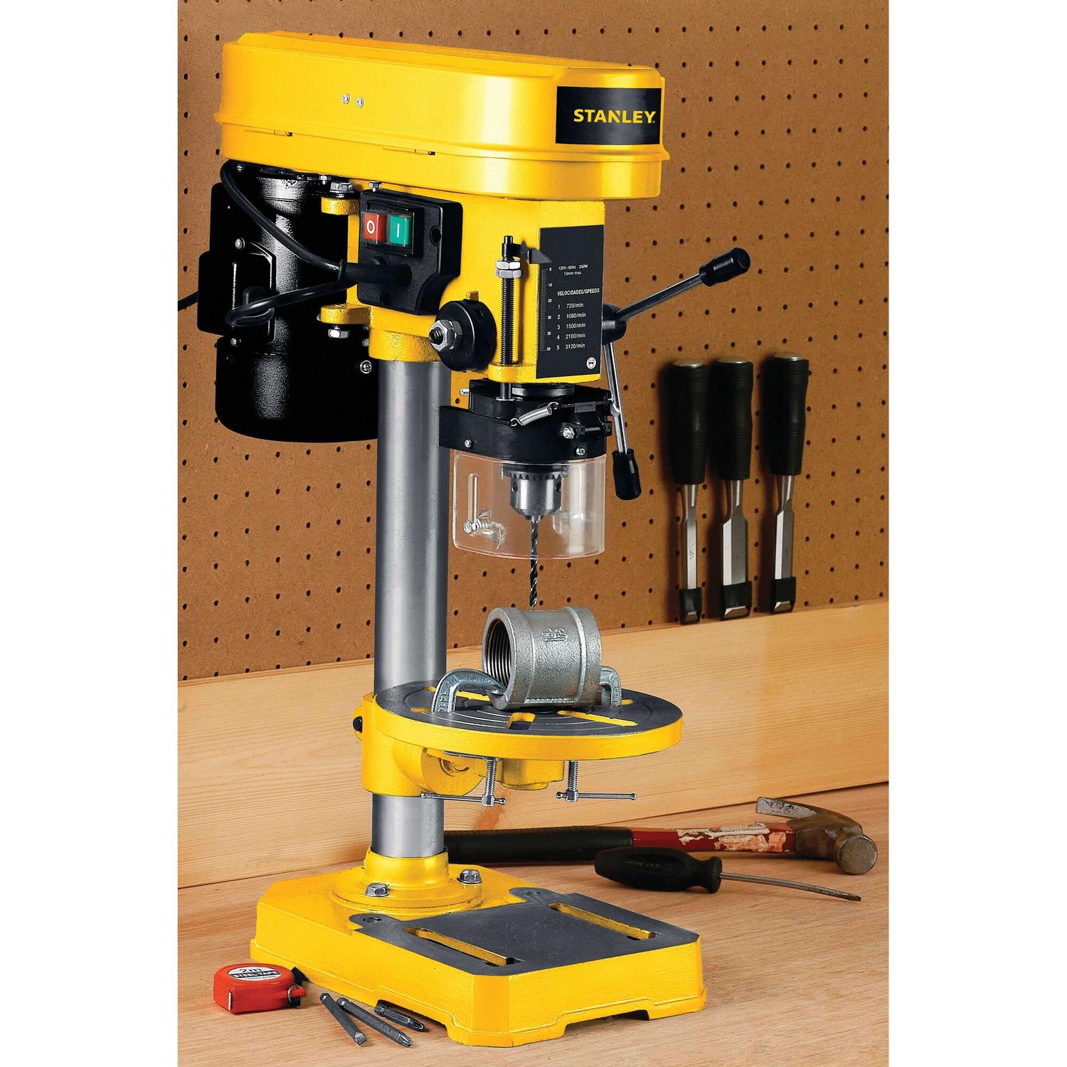 Taladro de Banco de 1/2'' 250 W (0,335 HP) - Stanley - Herram.cl