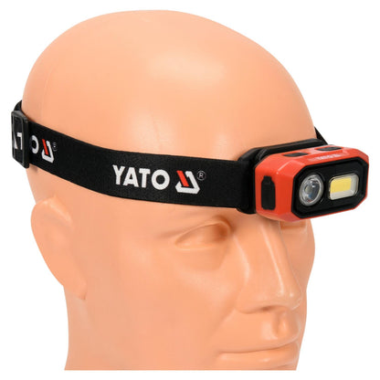 Linterna Frontal LED Recargable Yato YT-08592 480lm Sensor - Herram.cl