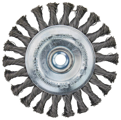Grata Circular Plana Acero Trenzado 125x0,5mm / M14 - Makita - Herram.cl