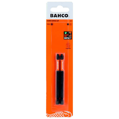 Puntas De Impacto De Torsión PZ2x90mm 2 Pzas - Bahco - Herram.cl