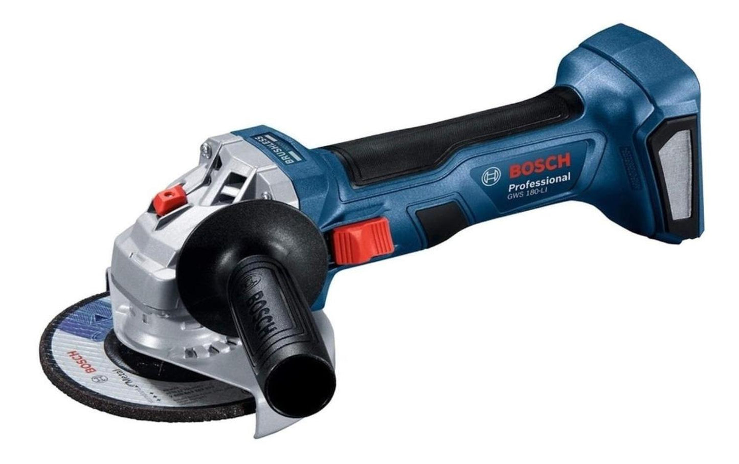 Esmeril Angular Inalámbrico Bosch 5'' GWS 180 - LI Bare Tool - Herram.cl