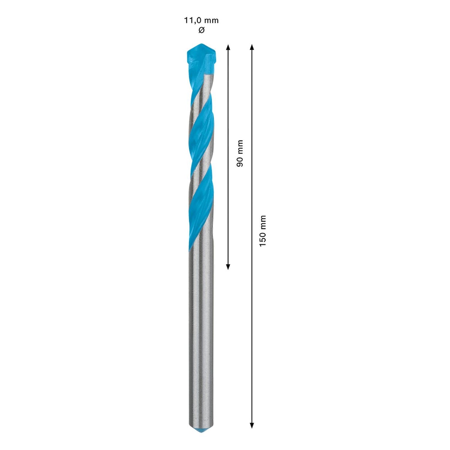 Broca Expert CYL - 9 Multiconstruction 11x90x150mm - Bosch - Herram.cl