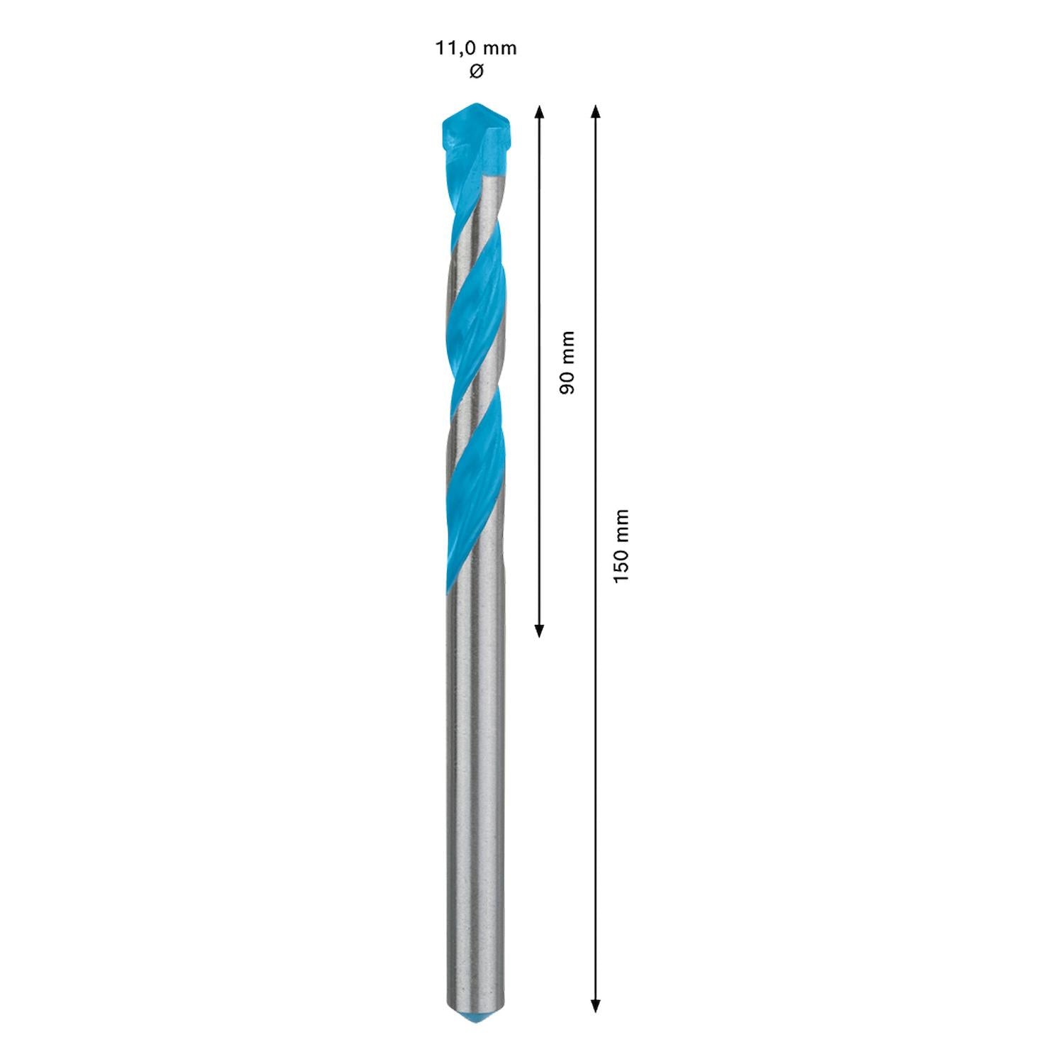 Broca Expert CYL - 9 Multiconstruction 11x90x150mm - Bosch - Herram.cl