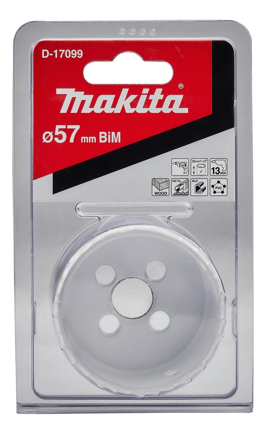 Sierra Copa Bim 57mm (2 - 1/4 Pulgadas) - Makita - Herram.cl