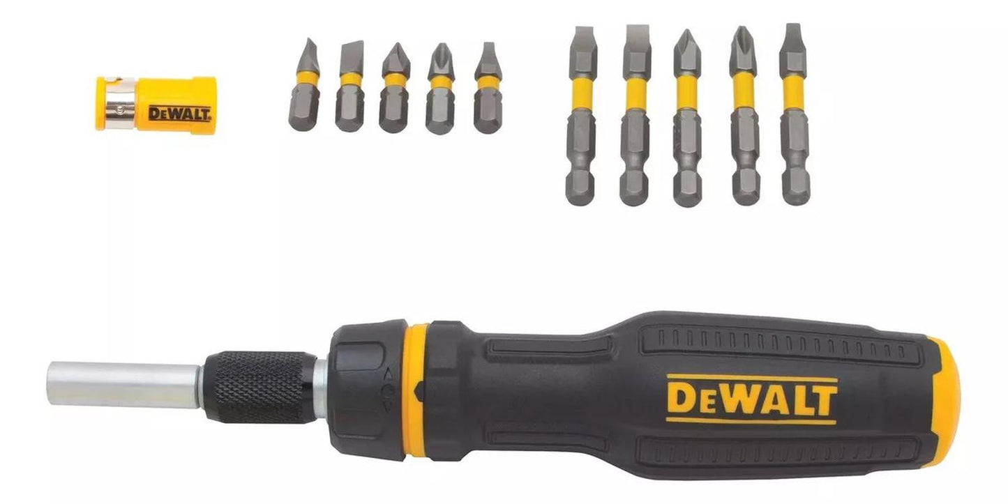 Set Destornillador Telescopico De Trinquete Max Fit 12 Pzas. - DeWALT - Herram.cl