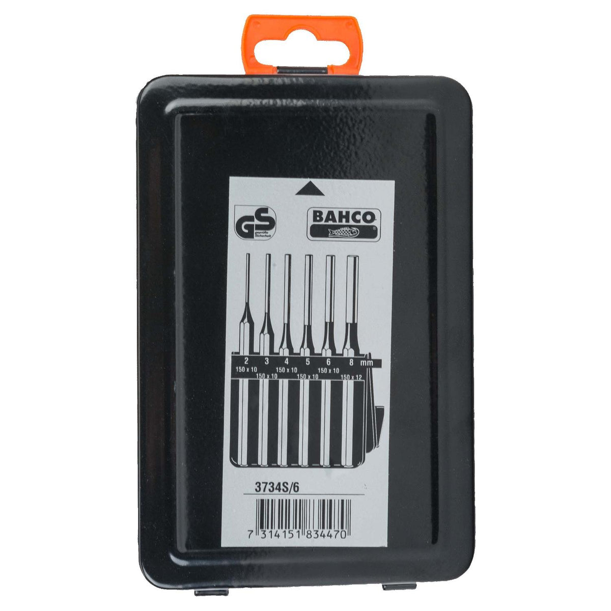 Juego de botadores cilíndricos 150mm 6 Pzas 3734S/6 - Bahco - Herram.cl