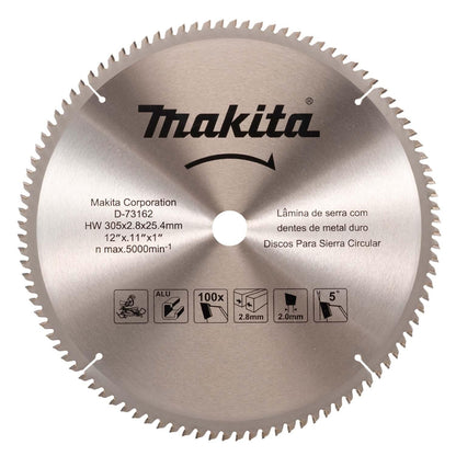 Disco De Sierra Para Aluminio 12''x0.11''x1'' 100D - Makita - Herram.cl