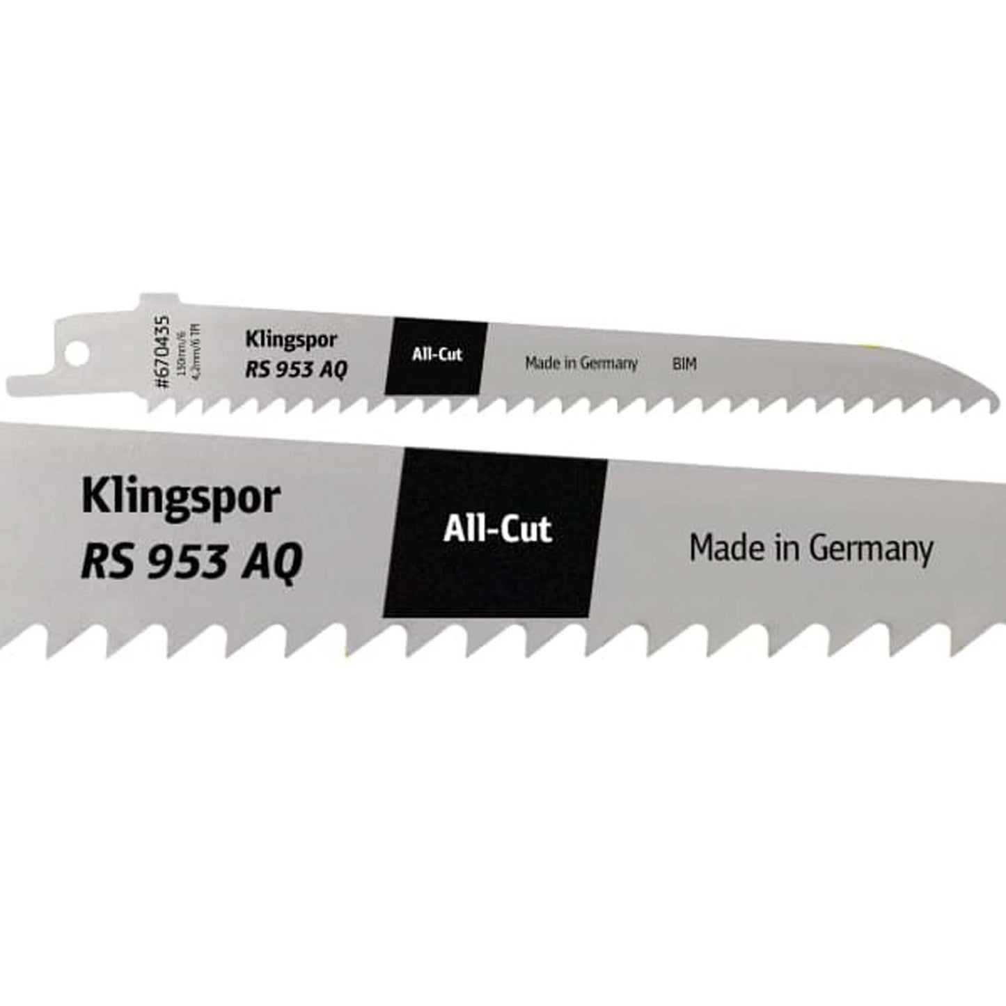 Hoja de Sierra Sable RS953 AQ All - CUT 230mm 5 Pzas - Klingspor - Herram.cl