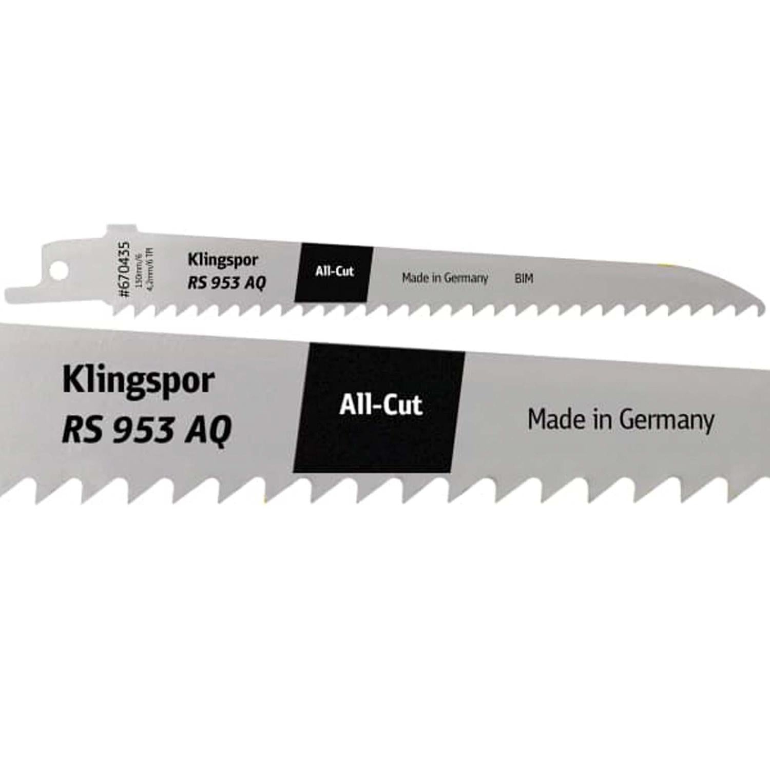 Hoja de Sierra Sable RS953 AQ All - CUT 230mm 5 Pzas - Klingspor - Herram.cl